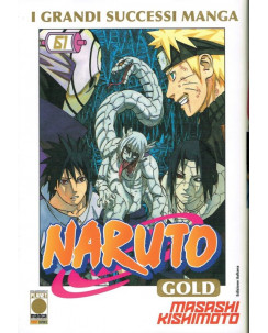 Naruto Gold Deluxe n. 61 di Masashi Kishimoto ed.Panini SCONTO 40% NUOVO
