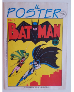 BATMAN Il Poster n. 1 La copertina del n. 1 di Batman ed. Edigamma FU04