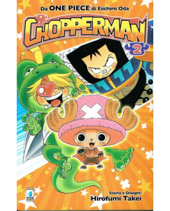CHOPPERMAN  2 di E.Oda autore One Piece ed.Star Comics OFFERTA sconto 50%