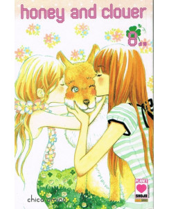 Honey and Clover n. 8 di Chica Umino - Prima Edizione Planet Manga  NUOVO