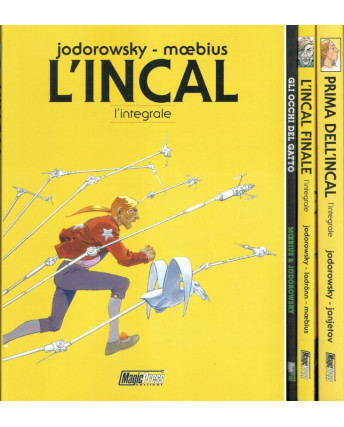 L'INCAL + FINALE + PRIMA + omaggio Occhi Gatto di Jodorowsky ed.Magic Press