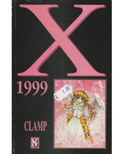 X 1999 n.  8 di Clamp  ed.Ediperiodici Publishing