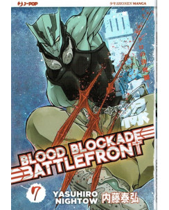 Blood Blockade Battlefront 7 di Y.Nightow ed.Jpop NUOVO