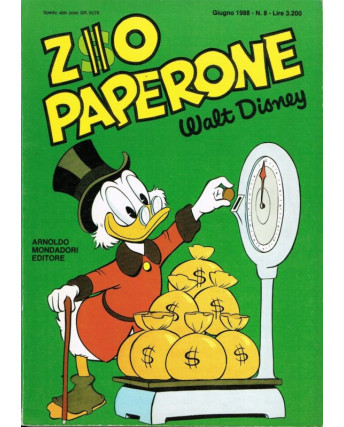 Zio Paperone N.  8 - Ed. W.D.Company Italia - "Carl Barks"