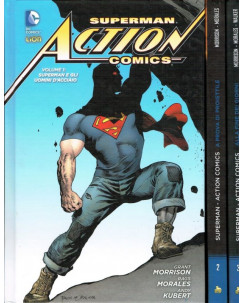 Superman Action Comics 1/3 di G.Morrison CARTONATO ed.Lion serie COMPLETA FU08