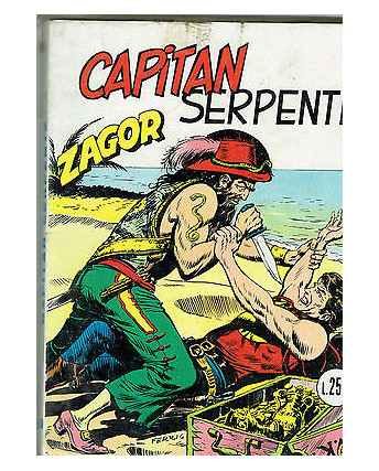 Zagor n. 150 *originale* "Capitan Serpente" 