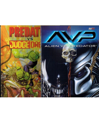ANNI 80 PACK  3 vol.ROBOCOP di F.Miller+ Aliens Vs Predator + Predator Vs Dredd