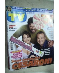 Tv Sorrisi e Canzoni 2008 n. 8:A.Gasmann V.Rossi Benign