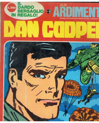 Albi Ardimento 1970 anno II n.11 Dan Cooper spionaggio a Minosse FU03