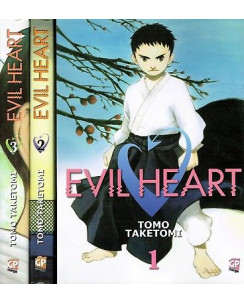 EVIL HEART 1/3 serie COMPLETA di T.Taketomi ed.GP