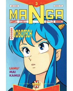 Mangazine  3 ed.Granata Press Lamu Robotech Kamui