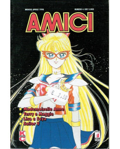 Amici (Mademoiselle Anne Sailor V Lisa e Sey Miracle Girls) N. 6 Ed. Star Comics