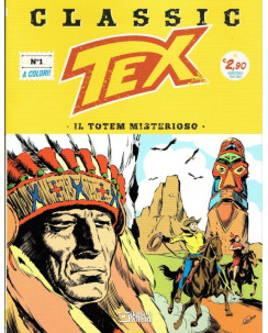 Classic TEX  1 a colori "il Totem misterioso" ed.Bonelli