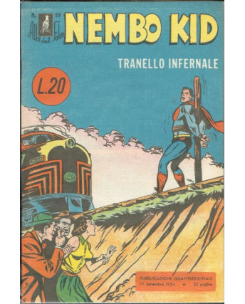 Albi del Falco n. 10 Superman Nembo Kid ristampa ANASTATICA FU07