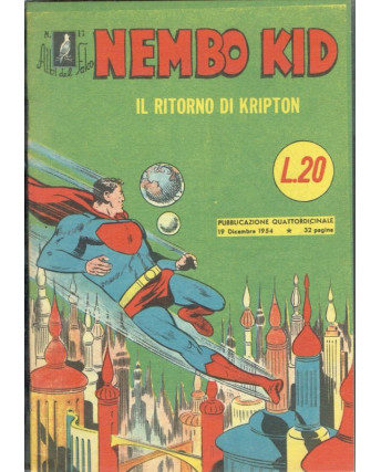 Albi del Falco n. 17 Superman Nembo Kid ristampa ANASTATICA FU07