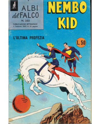Albi del Falco n.355 Superman Nembo Kid FIGURINE FU07