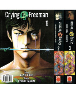 Crying Freeman 1/5 serie completa di R.Ikegami ed.Panini