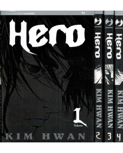 HERO 1/4 serie completa di K.Hwan ed.JPOP