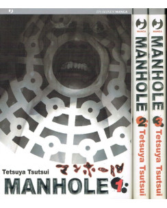 MANHOLE 1/3 serie completa di T.Tsutsui ed.JPOP