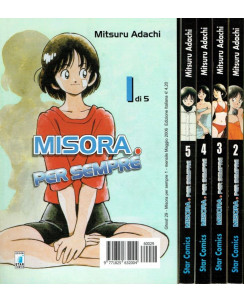 MISORA per sempre 1/5 serie completa di M. Adachi ed. Star Comics SC06