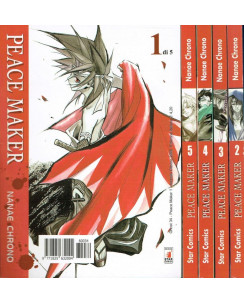PEACE MAKER 1/5 serie completa di N.Chrono ed.Star Comics