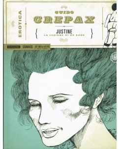 Erotica  4 di Guido Crepax:Justine CARTONATO volume unico ed.Mondadori
