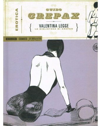 Erotica 28 di Guido Crepax: Valentina legge CARTONATO ed. Mondadori FU18