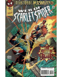 Web of Scarlet Spider 10 jan 1994  ed.Marvel Comics lingua originale OL02