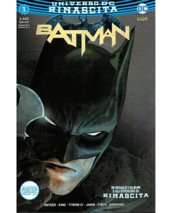 Batman  1 Universo DC RINASCITa ed.Lion NUOVO con Poster