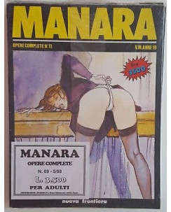 Manara Opere Complete n.11 BLISTERATO Nuova Frontiera FU04