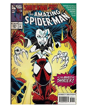 The Amazing Spider-Man 391 ed.Marvel Comics lingua originale OL01