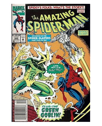 The Amazing Spider-Man 369 vol.1 n.2 ed.Marvel Comics lingua originale OL01