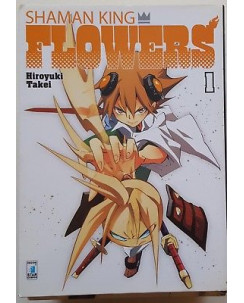 Shaman King Flowers  1 di Hiroyuki Takei ed.Star Comics NUOVO sconto 50%