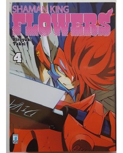 Shaman King Flowers  4 di Hiroyuki Takei ed.Star Comics NUOVO sconto 50%