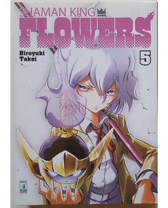 Shaman King Flowers  5 di Hiroyuki Takei ed.Star Comics NUOVO sconto 50%