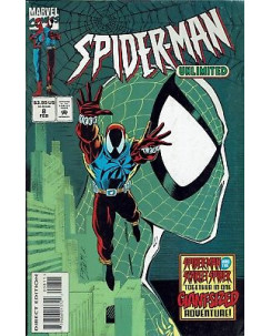 Spider-Man Unlimited   8 feb 1995 ed.Marvel Comics lingua originale OL02