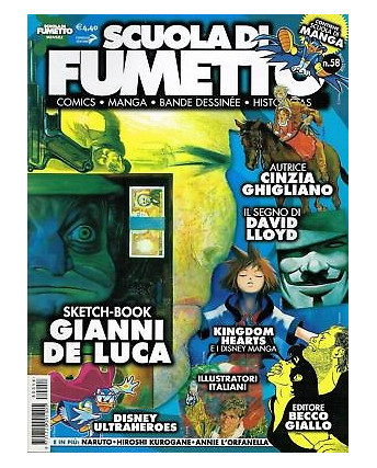 Scuola di Fumetto n. 58 Paperinik De Luca Lloyd Kingdom Hearts ed.Coniglio FU01