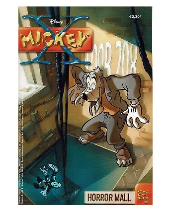 X Mickey  972 Horror Male (Topolino) ed.Disney