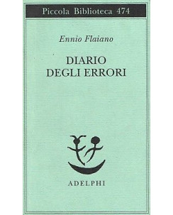 Ennio Flaiano:diario degli errori ed.Adelphi A90