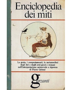 Pierre Grimal:Enciclopedia dei Miti ed.Garzanti A90