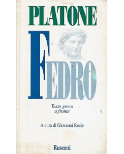 Platone:Fedro testo greco a fronte ed.Rusconi A90