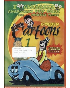 i classici americani GOLDEN CARTOONS 1 (7 film di animazione) DVD NUOVO