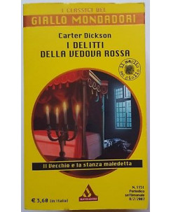 Carter Dickson: I Delitti della Vedova Rossa ed. Classici Giallo Mondadori A85