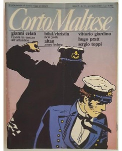 Corto Maltese Anno 3 n.11 - Hugo Pratt, Toppi, Celati, Giardino FU02
