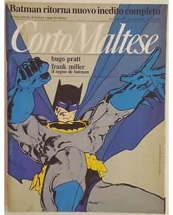 Corto Maltese Anno 6 n. 1 - Hugo Pratt, Frank Miller Il segno di Batman FU02