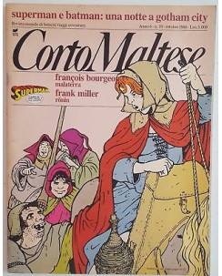 Corto Maltese Anno 6 n.10 - Francois Bourgeon, Frank Miller CON INSERTO FU02