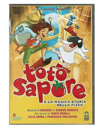 Totò sapore e la magica storia della pizza -musiche E.Bennato - DVD NUOVO