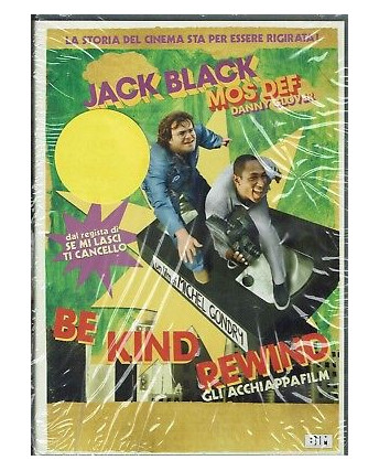 Be Kind Rewind gli acchiappafilm con Jack Balck DVD NUOVO