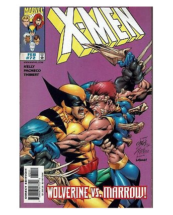 X-Men  72 feb 98 ed.Marvel Comics in lingua originale OL04
