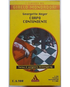 Georgette Heyer: Corpo contundente ed. Classici del Giallo Mondadori A85